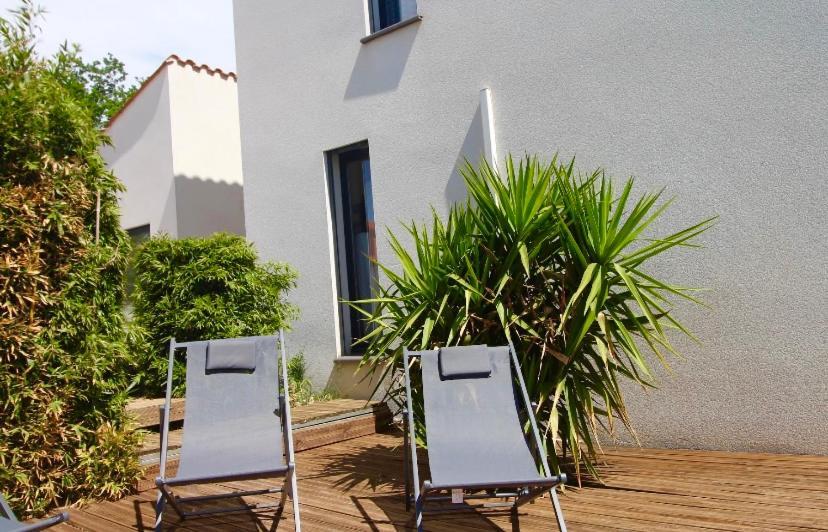 Villa Contemporaine, Jardin Mediterraneen Et Piscine Privee Saint-Jean-Pla-de-Corts Eksteriør billede